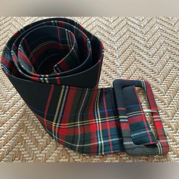 Zara Plaid Midi Skirt Color Black Size Large - Picture 5 of 8